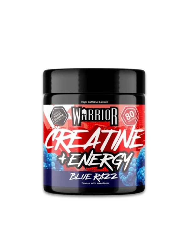 Warrior Creatine Plus Energy Blue Razz 1x360g