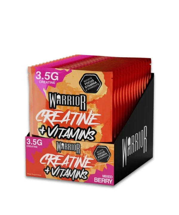 Warrior Creatine Plus Vitamins - Sachets Mixed Berry 1x15 Sachets