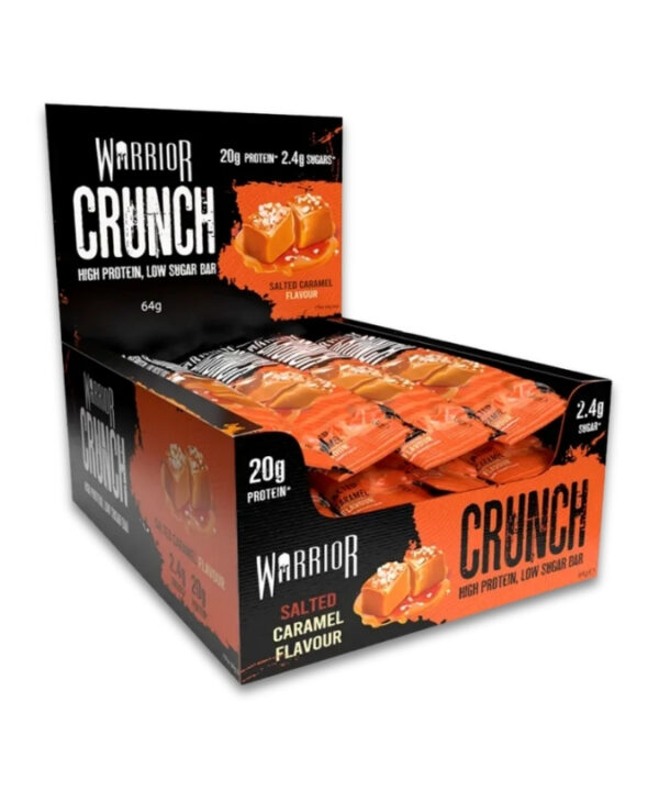 Warrior Crunch Protein Bar Salted Caramel 12x64g