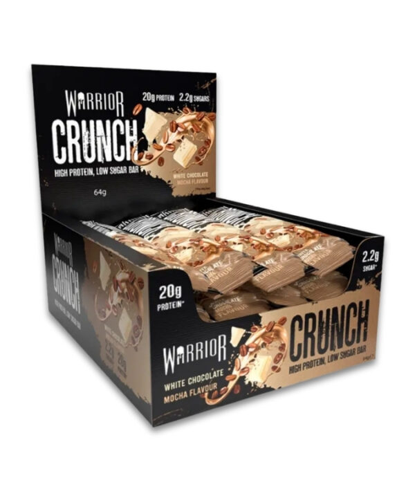Warrior Crunch Protein Bar White Chocolate Mocha 12x64g