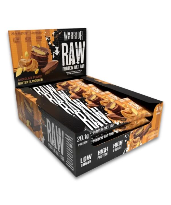 Warrior Raw Protein Bar Chocolate Peanut Butter 12x75g