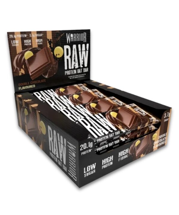Warrior Raw Protein Bar Double Chocolate 12x75g