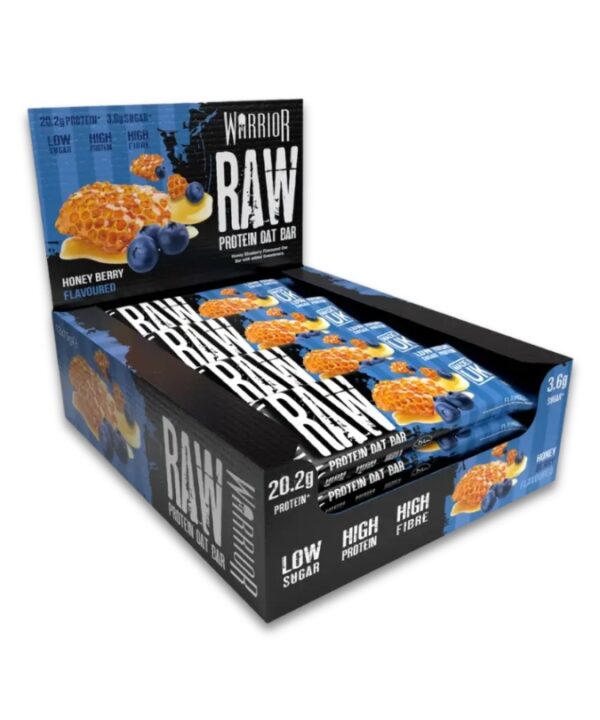 Warrior Raw Protein Bar Honey Berry 12x75g