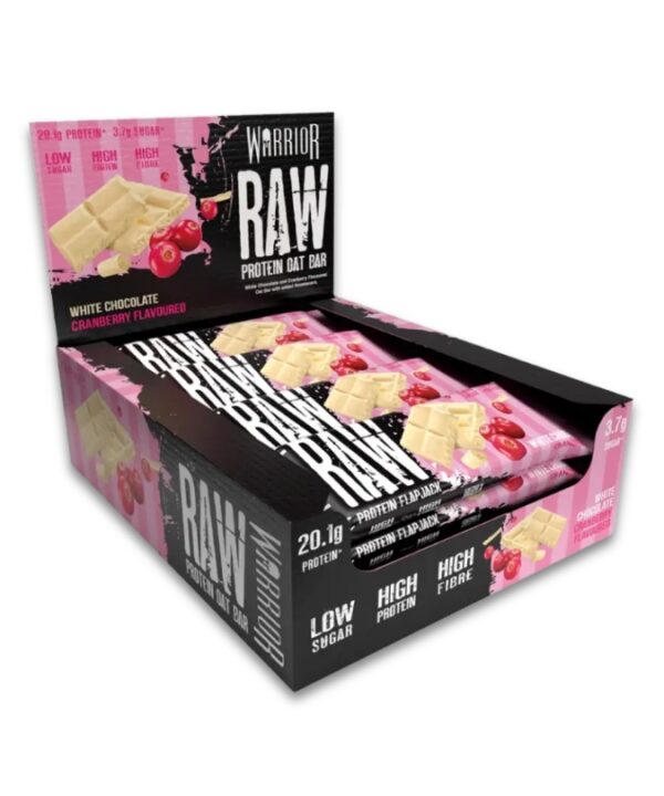 Warrior Raw Protein Bar White Chocolate Cranberry 12x75g