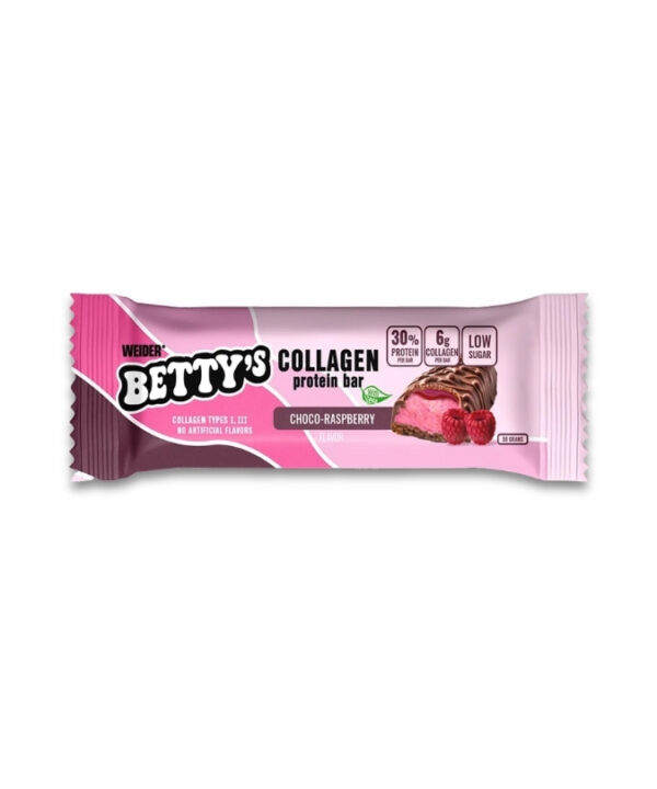Weider Betty's Collagen Protein Bar Choco-Raspberry 12x50g