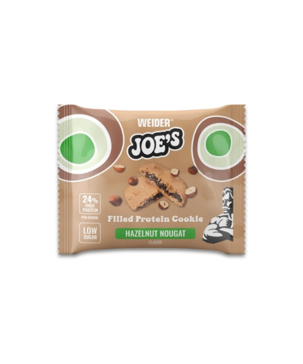 Weider Joe's Filled Protein Cookie Hazelnut Nougat 12x60g