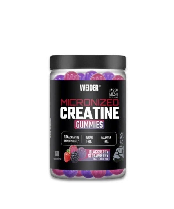 Weider Micronized Creatine Gummies Blackberry Strawberry 1x60 Gummies
