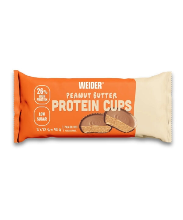 Weider Protein Cups Peanut Butter Milk Chocolate 20x42g