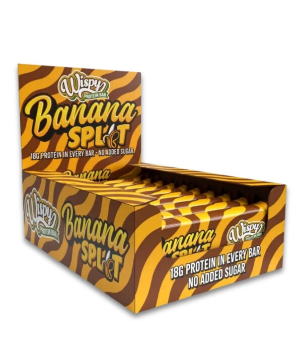Wispy Nutrition Protein Bar Banana Split 10x55g