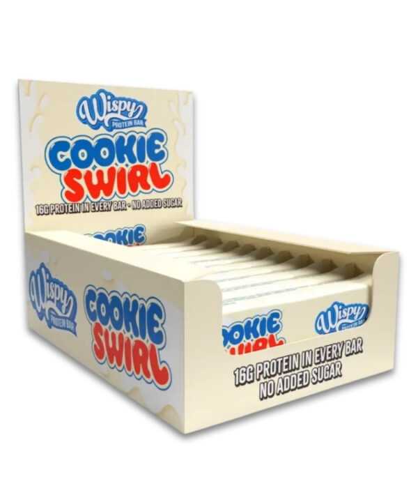 Wispy Nutrition Protein Bar Cookie Swirl 10x55g