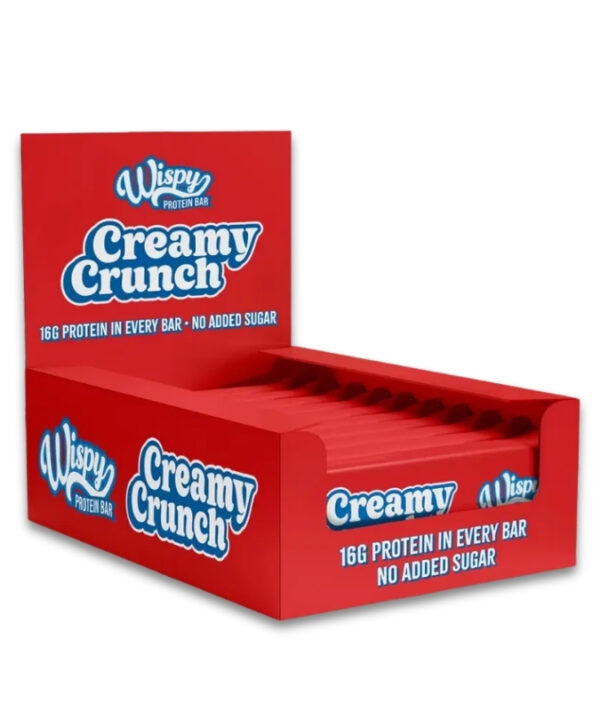 Wispy Nutrition Protein Bar Creamy Crunch 10x55g