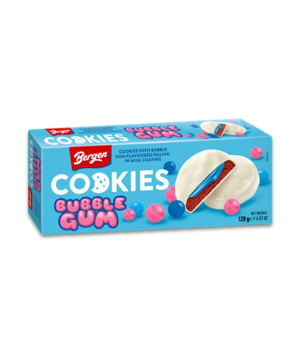 Bergen Bubble Gum Cookies 18x128g