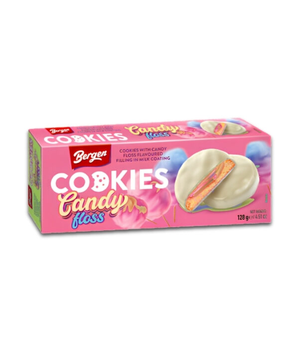 Bergen Candy Floss Cookies 18x128g