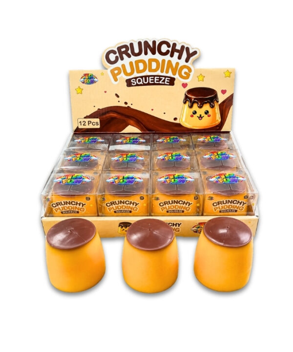 Viral Crunchy Pudding Squishy 1x12