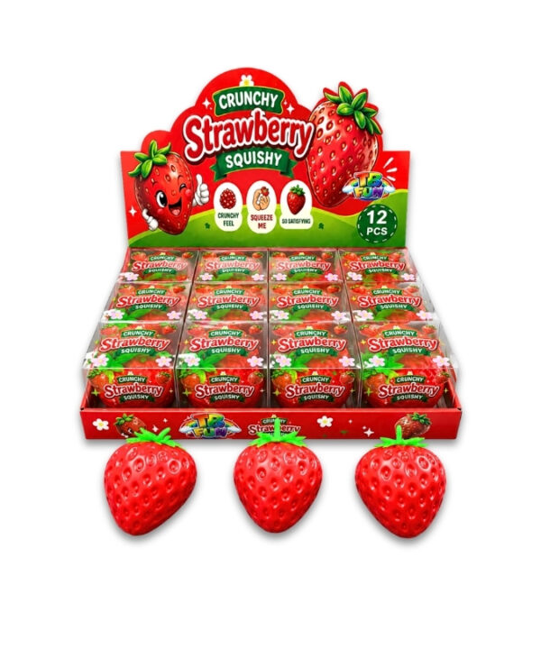Viral Crunchy Strawberry Squishy 1x12
