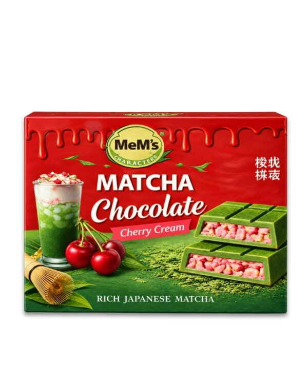 MeM's Matcha Chocolate Cherry Cream 12x100g