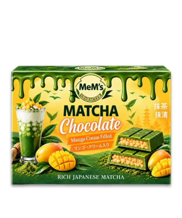 MeM's Matcha Chocolate Mango Cream 12x100g
