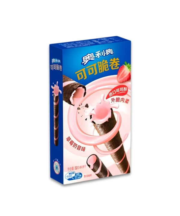 Oreo Cocoa Crisp Roll Strawberry Asia 24x50g