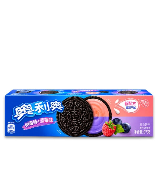Oreo Double Fruit Blueberry & Raspberry Asia 24x97g