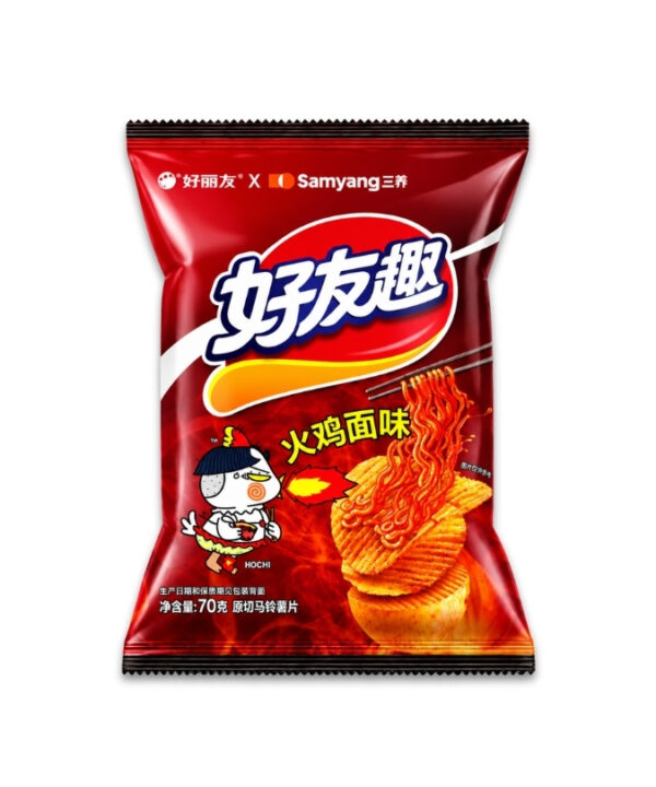 Orion Buldak Ramen Chips Turkey Flavor 20x70g