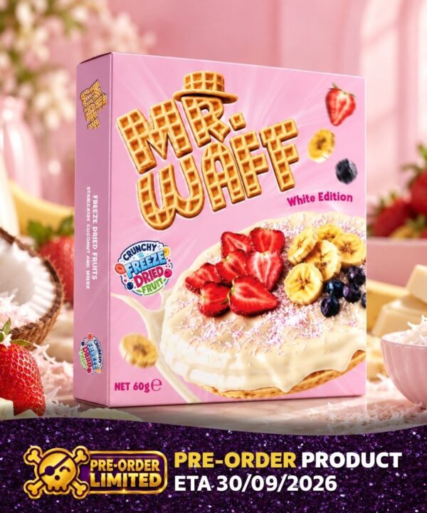 Mr.Waff Crunchy Freeze Dried Fruit  White Edition 14x60g