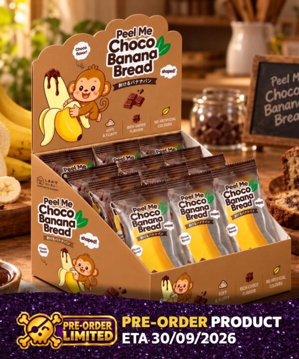Peel me Choco Banana Bread Display 12-Pack