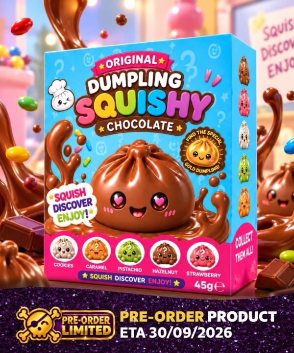 Original Chocolate Squishy Dumpling Display 24x45g