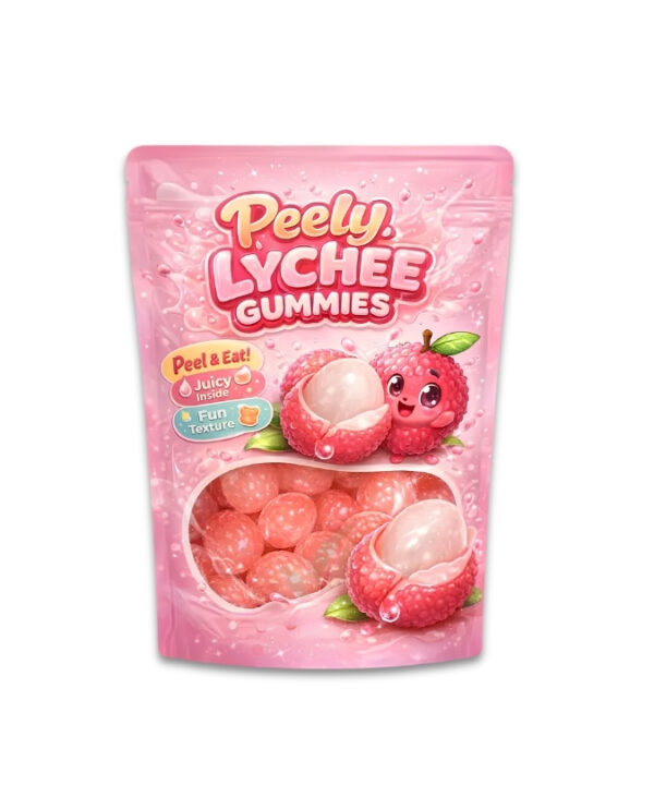 Peely Gummy Lychee Shaped 36x60g