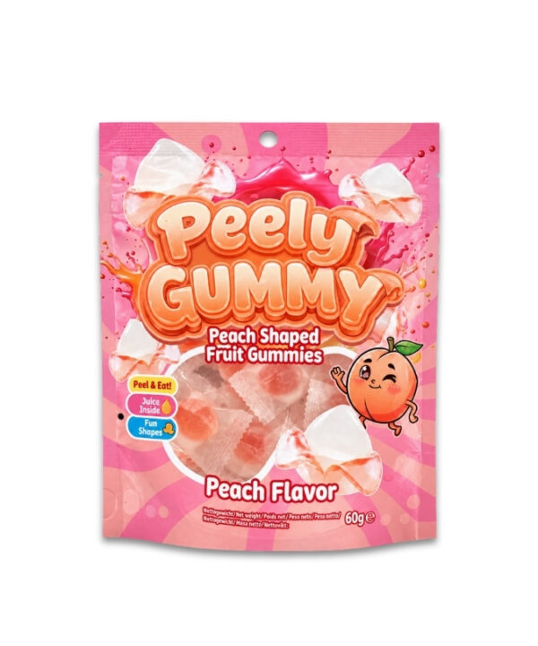 Peely Gummy Peach Shaped 36x60g