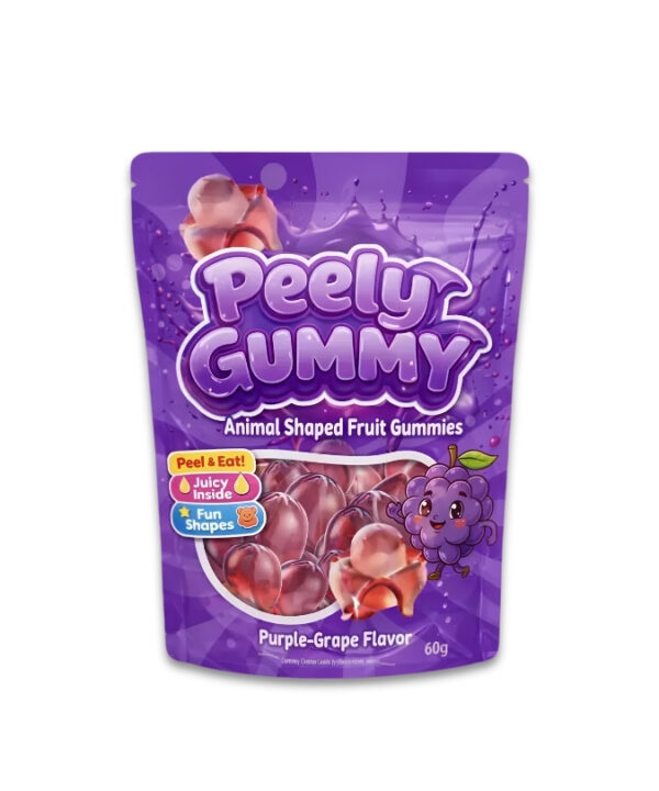 Peely Gummy Purple Grape 36x60g