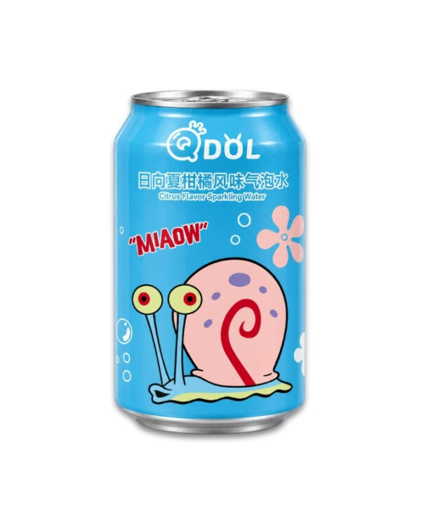 QDOL SpongeBob Sparkling Water Citrus 24x330ml