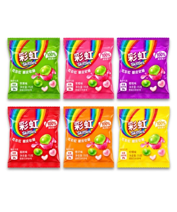Skittles Peelable Soft Candy Mix Flavor 48x50g