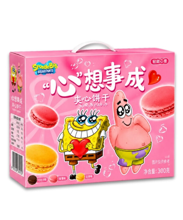 SpongeBob Sandwich Cookies Assorted 24x258g