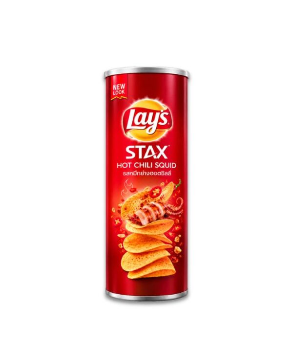Lays Stax Hot Chili Squid 16x90g