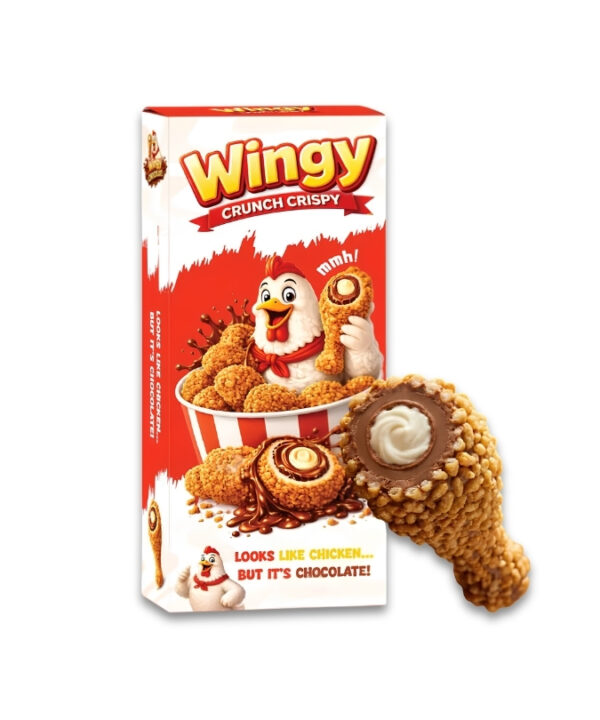 Wingy Crunch Crispy Chocolate Display 12x50g