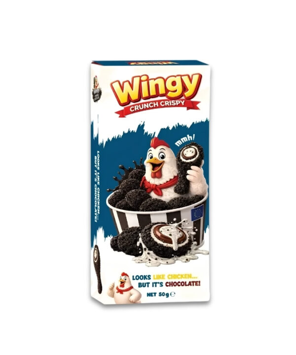 Wingy Crunch Crispy Cookies Display 12x50g
