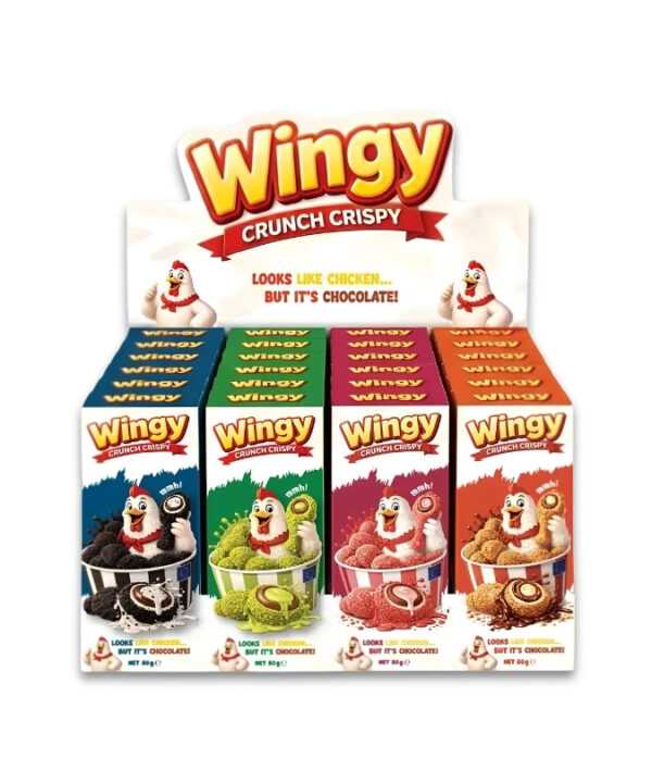 Wingy Crunch Crispy Mix Display 24x50g