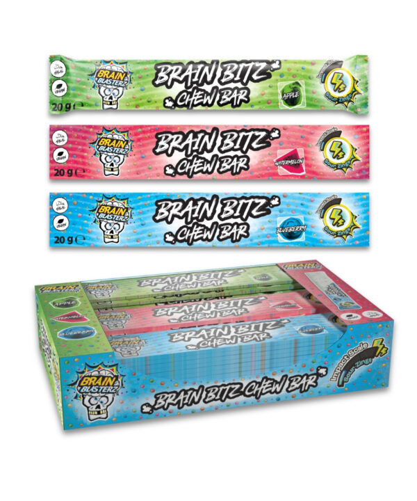 Brain Blasterz Chew Bar 24x20g