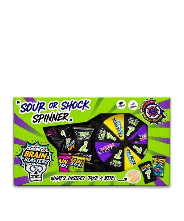Brain Blasterz Sour Shock Spinner Game 14x48g