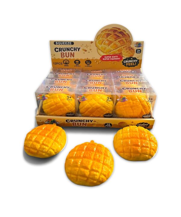 Viral Crunchy Bun Squishy 1x12