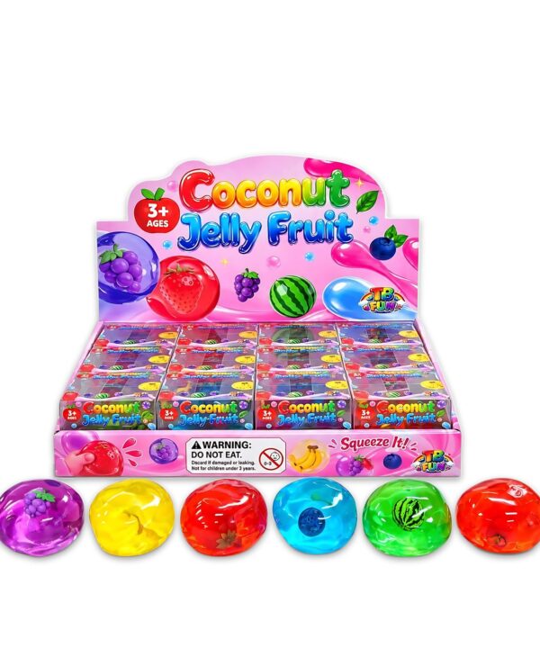 Viral Fruit Coconut Ball Squishy 1x12