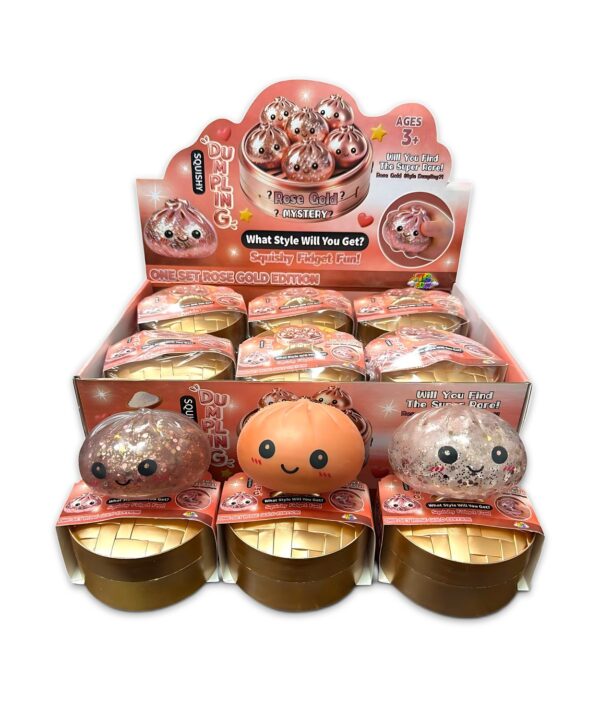 Viral Squishy Dumpling Rose Gold Edition 1x12
