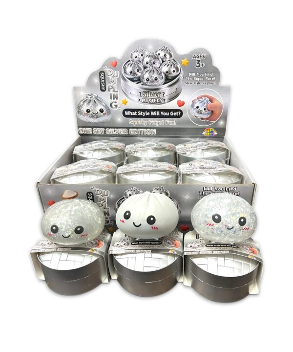 Viral Squishy Dumpling Silver Edition 1x12
