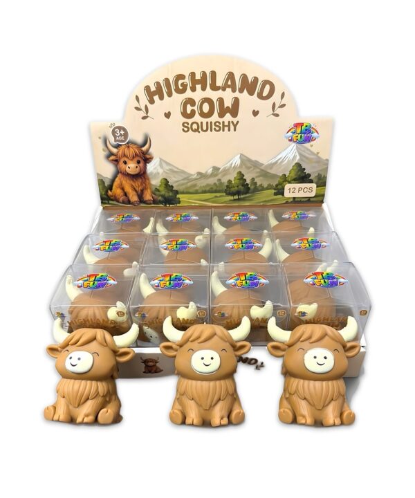 Viral Highland Cow Squishy 1x12
