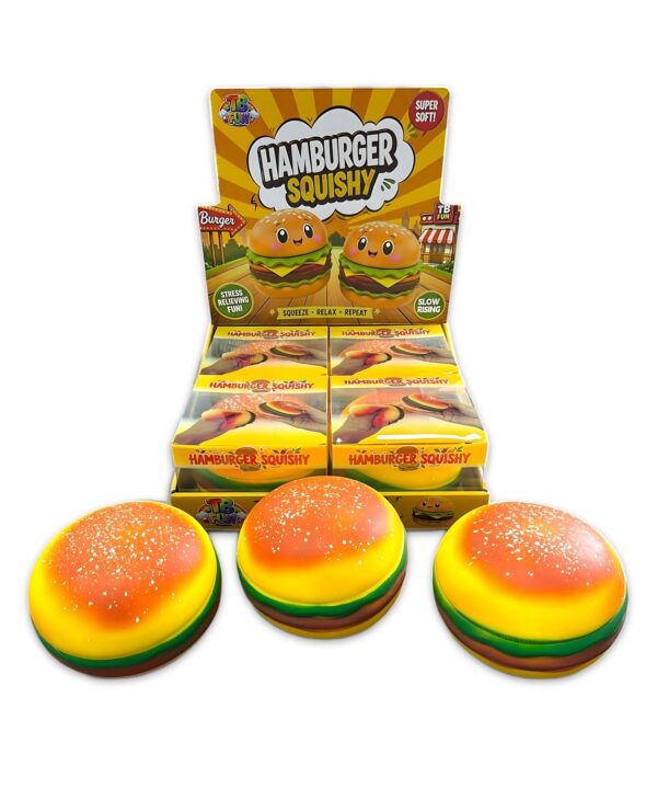 Viral Hamburger Squishy XL 17cm 1x4